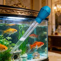 Aquarium-Reinigungszubehör: Umweltfreundliche Kunststoff-Handsauger, Wassersaugrohr, Fischbecken-Pipetten, Siphon-Beutel