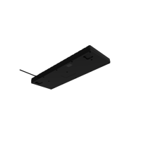Aikun Keyboard Keyboard Gaming berkabel, 3 lampu latar warna, 70 tombol karet senyap, kompatibel dengan Multi-OS, penyesuaian Volume