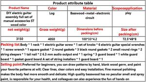 Gran oferta, <span class=keywords><strong>Kit</strong></span> de montaje de <span class=keywords><strong>guitarra</strong></span> <span class=keywords><strong>eléctrica</strong></span> Diy, <span class=keywords><strong>Kit</strong></span> de <span class=keywords><strong>guitarra</strong></span> Tl para Kits de <span class=keywords><strong>construcción</strong></span> de <span class=keywords><strong>guitarra</strong></span> <span class=keywords><strong>eléctrica</strong></span> Tl - Product Image 2