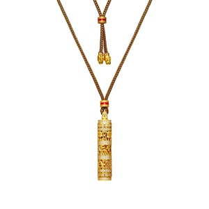 FYXL1295S Niche High-End 18K Gold Plated Zircon Pendant Necklace for Women New 2026 Style Hiphop Party Jewelry - Product Image 3