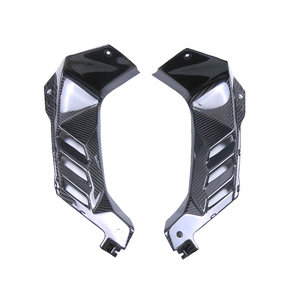 AISKA - Cubierta Lateral para Panel de Instrumentos de Motocicleta, 100% Fibra de Carbono Seca 3K, para <span class=keywords><strong>Kawasaki</strong></span> <span class=keywords><strong>ZX10R</strong></span> ZX-10R 2021 <span class=keywords><strong>2022</strong></span> 2023 2024 - Product Image 2