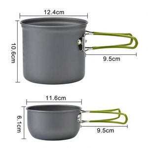 Échantillon Gratuit : Kit de Cuisine Portable pour Camping, Randonnée et Activités de Plein Air – Équipement de Cuisson pour Sac à Dos |   Casserole durable - Product Image 4