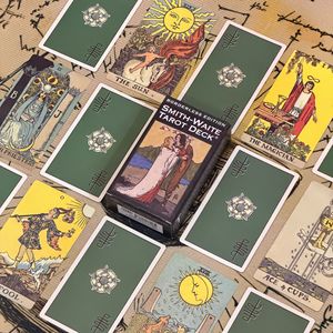 Baraja de <span class=keywords><strong>Tarot</strong></span> Waite Paper de 12x7 Pulgadas, Ampliamente Utilizada en Inglés y Chino para Principiantes, Aprendizaje del <span class=keywords><strong>Tarot</strong></span>, Empaque Personalizado en Caja de Color - Product Image 1