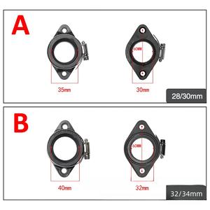 Interface d'admission d'air pour carburateur 34mm 40mm VM24 PE28 PWK Connecteur de collecteur moteur - Product Image 6