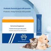 Lait en poudre de brebis pour animaux de compagnie de toutes les générations avec probiotiques pour chats et chiens, soutien immunitaire, santé intestinale et articulaire