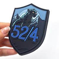 Patchs en PVC plastique personnalisés, impression UV, avec fermeture auto-agrippante en silicone, à coudre ou thermocollants, souples, 2D 3D, logo circulaire en relief, patch rond pour chapeaux