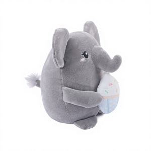 Peluche éléphant mignonne avec design cupcake, rembourrage en coton PP, doublure en maille, couverture pour bébé, enfants, cadeau et décoration de la maison - Product Image 2