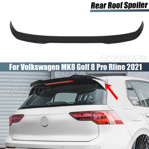 สปอยเลอร์หลังคาหลังรถสีดำ/คาร์บอนมอง8 Pro Rline 2021ท้ายรถสปอยเลอร์วิงลิปตกแต่ง MK8 - Product Image 1