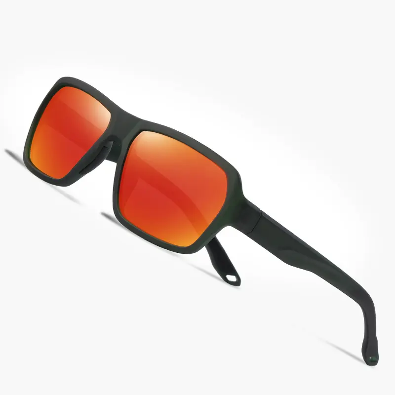Gafas de Sol de puente gruesas personalizadas, gafas de sol de marca con estilo, gafas de sol envolventes de gran tamaño para Unisex