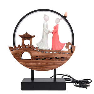 Lámpara de Mesa para Dormitorio. Decoración Creativa para Dormitorio de Boda. Regalo para parejas que se casan. Artículo Decorativo. - Product Image 5