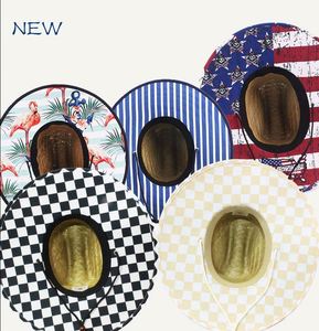 หมวกสานปีกกว้างทรงซอมเบรโรจากหญ้าธรรมชาติสำหรับผู้ชาย พร้อมโลโก้สั่งทำ - สำหรับกีฬา ตกปลา ท่องเที่ยว กิจกรรมกลางแจ้ง - Product Image 5