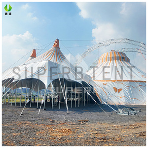 Carpa Excelente de 35m de Diámetro, Redonda, de Tela Oxford, Resistente al Viento, para Exposiciones y Ferias Comerciales en Todas las Estaciones - Product Image 3