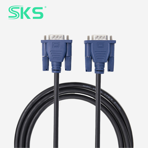 Highspeed 1080P <span class=keywords><strong>VGA</strong></span>-kabel, verguld nikkel, PVC-mantel, coaxiaal, 1M 3M 3FT 5FT OD5.0 OD5.8 voor dvd-speler, settopbox, laptop - Product Image 1