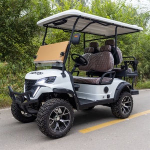Voiture de golf électrique Hightop, chariot de golf intelligent à énergie solaire 2+2 - Product Image 3