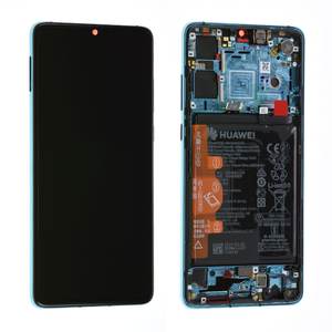 Schermo Completo con Cornice e Batteria Verde Aurora per Huawei P30 - Ricambio - Product Image 1
