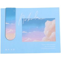 Marque-pages magnétiques en papier, série Soleil Lune Étoiles, marque-page imprimé, marque-page photo exquis, marque-page commémoratif, cadeau promotionnel, vente en gros