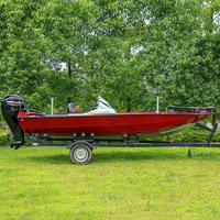 Certifié CE KINOCEAN Nouveau bateau de pêche à l'achigan en aluminium à vendre
