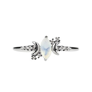 Women's <b>Opal</b> <b>Ring</b> Gold And <b>Silver</b> Marquise Star Moon Design Prong Setting Gift Jewelry Fashion <b>Rings</b> - Product Image 5