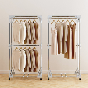 เครื่องอบผ้า Bear Small Bear รุ่น HGJ-E12F6 ขนาด 70x50x135 ซม. แบบพับได้ สำหรับใช้ในบ้าน เครื่องอบผ้าไฟฟ้า - Product Image 3