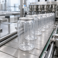 Offre Spéciale – Contenants jetables personnalisés de 210-700 ml pour boissons, bocaux en plastique PET imprimés pour sodas et gâteaux