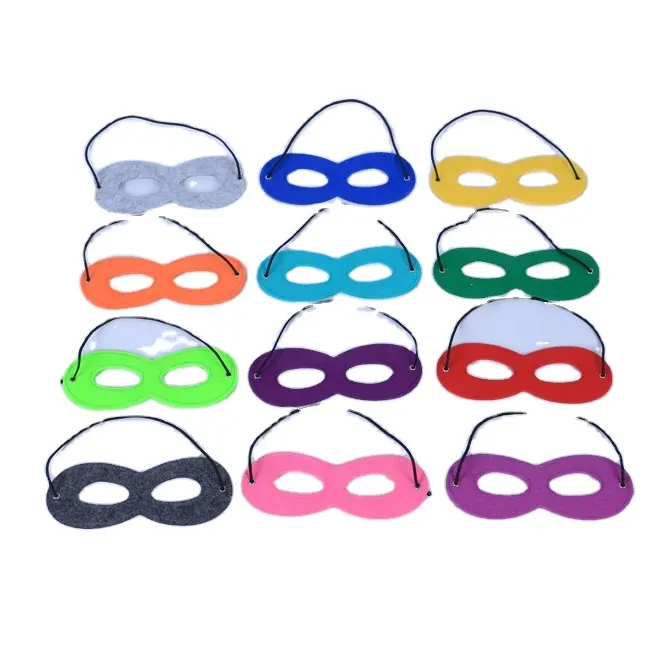 Manufacturer wholesale customized Halloween Masquerade Masks Cheap kid felt mask