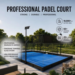 Constructeur de terrains de padel tout-en-un, terrains de padel clés en main, vente en gros directe d'usine, qualité compétition, intérieur/extérieur, logo personnalisé - Product Image 1