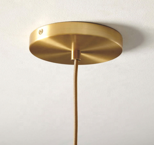 Lampada a Sospensione Moderna Antica in Vetro Dorato Sfumato E27 per <span class=keywords><strong>Cucina</strong></span> e Sala da Pranzo - Product Image 4