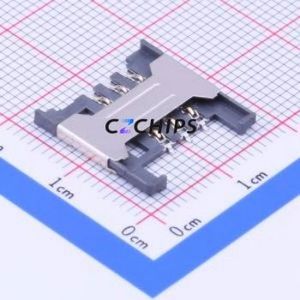 <b>SIM</b>-104 <b>SIM</b> <b>Card</b> Connector SMD Connector Plug-In Type Mini <b>SIM</b> <b>Card</b> <b>Card</b> <b>Holder</b> 1.8mm - Product Image 1