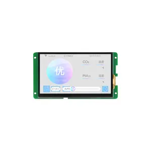 Layar IPS Tampilan 7 Inci Resolusi 1024*600, LCD Tampilan Layar Sentuh dengan Papan Driver 7 Modul Lcd Layar Sentuh