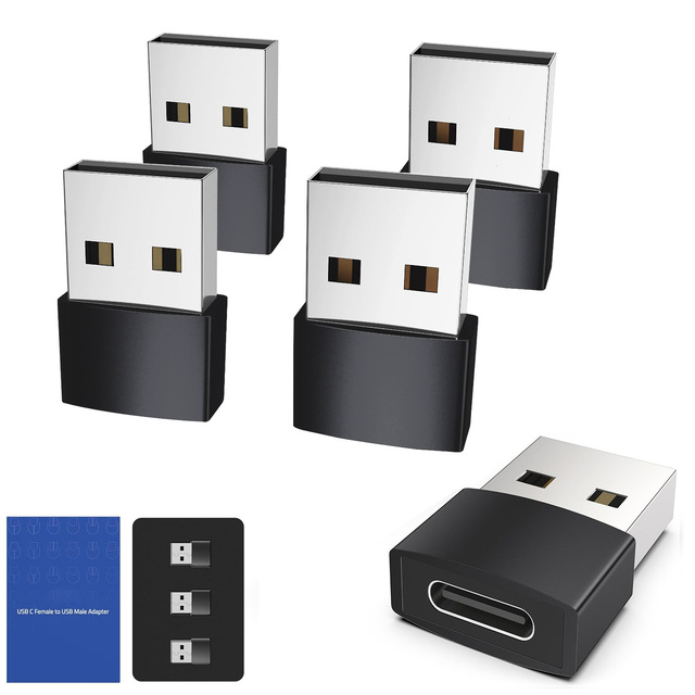 Wholesale Factory USB C Female to USB a Male Adapter Aluminum Alloy Type C Charger Cable Adapter for IP 11 12