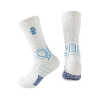 Vente en gros d'usine de chaussettes pour hommes chaussettes de sport de course en coton chaussettes Elite basket-ball