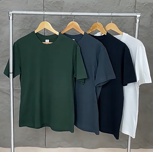 新しいヴィンテージ風マッスルフィットネスコットンTシャツ、Oネック、フロントロゴ入り、ゆったりとした通気性のあるストレッチ素材、スリムフィット、スポーツカジュアル、メンズ半袖 - Product Image 5