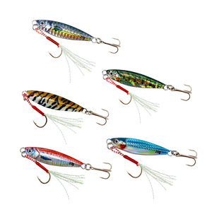 Leurres en plomb imprimés nageant comme <span class=keywords><strong>de</strong></span> vrais poissons <span class=keywords><strong>leurre</strong></span> <span class=keywords><strong>de</strong></span> gabarit en métal appât artificiel <span class=keywords><strong>leurre</strong></span> <span class=keywords><strong>de</strong></span> gabarit à naufrage lent - Product Image 1