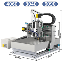Mini CNC routeur 3040T 3D Machine de gravure pour bois brique marbre bijoux pierre métal or Mini CNC graveur avec réservoir d'eau