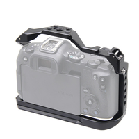 Cage pour appareil photo en aluminium pour Canon EOS R8, avec support griffe froide, trous ARRI 3/8\" et 1/4\", poignée supérieure, boîtier de protection pour appareil photo reflex numérique