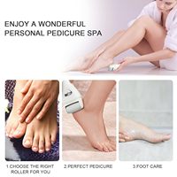 Lime à pieds électrique avec écran numérique, lavable à l'eau, éliminateur automatique de peaux mortes et de callosités, ensemble de coupe-pieds rechargeable