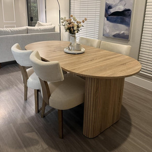 Chaise classique en bois avec dossier en arc, coussin en éponge haute résilience et pieds antidérapants pour la maison, la cuisine, le café, la salle à manger et l'hôtel - Product Image 3