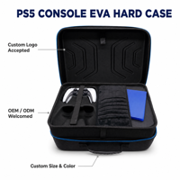 Étui de transport rigide en EVA personnalisé pour console PS5, étanche et antichoc, sac de rangement pour jeux PlayStation 5, vente en gros d'usine