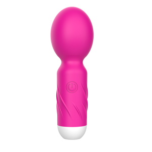 USB Rechargeable Rose Red Cute Mini Silicone Electric AV Vibrator 10-Speed 100% Waterproof <b>Personal</b> <b>Massager</b> for Clitoral G-Spot - Product Image 1