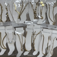 Chevillères tendance en acier inoxydable plaqué or 18 carats avec diamants, maillons cubains, personnalisables, inaltérables et étanches pour femme, idéales pour les soirées