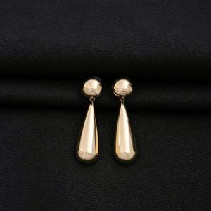 Trendy Geometric Oval Charm <b>Earrings</b> <b>Diamond</b> Alloy Water Drop Design Women's European American Cross-Border Micro Insert Mou - Product Image 2