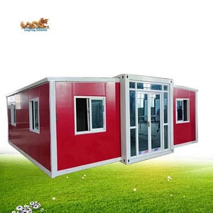 Conteneur pliable extensible mobile de 20 pieds, petites maisons modulaires portables de 20 pieds, camps de maisons - Product Image 1
