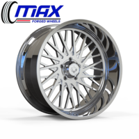 Jantes de camion forgées sur mesure MAX FORGED 24x14 26x14 28x14 8x170 8x180 pour Ford F250 F350 pour GMC Sierra 2500HD