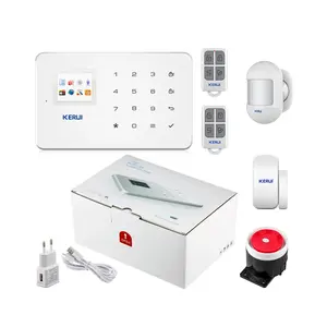 2023 KERUI G18 GSM Motion Detector Door Sensor Home Alarm systems Burglar Alarm Kit