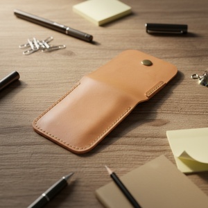 Portefeuille d'identité professionnel portable en cuir de vache véritable vintage, motif pierre personnalisé, anti-vol, RFID, unisexe, pour cartes de crédit - Product Image 6