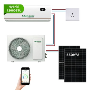 Ứng dụng điều khiển ACDC lai 12000BTU năng lượng mặt trời Powered điều hòa không khí cho văn phòng nhà CONTAINER - Product Image 3