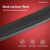 Bande décorative avant de voiture en fibre de carbone sèche pour Lexus RC 2015-2019 Year Car Accessories