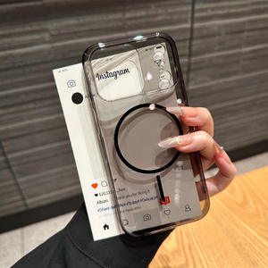 Coque transparente en PC rigide magnétique antichoc simple pour iPhone 17 Pro Max, compatible avec iPhone 16 - Product Image 5