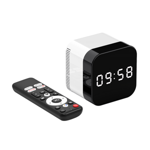 Boîtier TV intelligent Allwinner H728 Quad Core Android 14 avec télécommande vocale, lecteur multimédia 8K Ultra HD, fonction horloge, H96 Max 2 Go, décodeur - Product Image 1