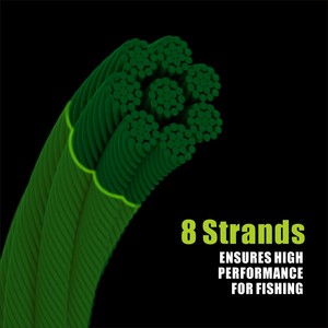Venta al por mayor Super suave 30 Lb trenzado línea de pesca 8 hilos línea de pesca para pesca en el mar - Product Image 4